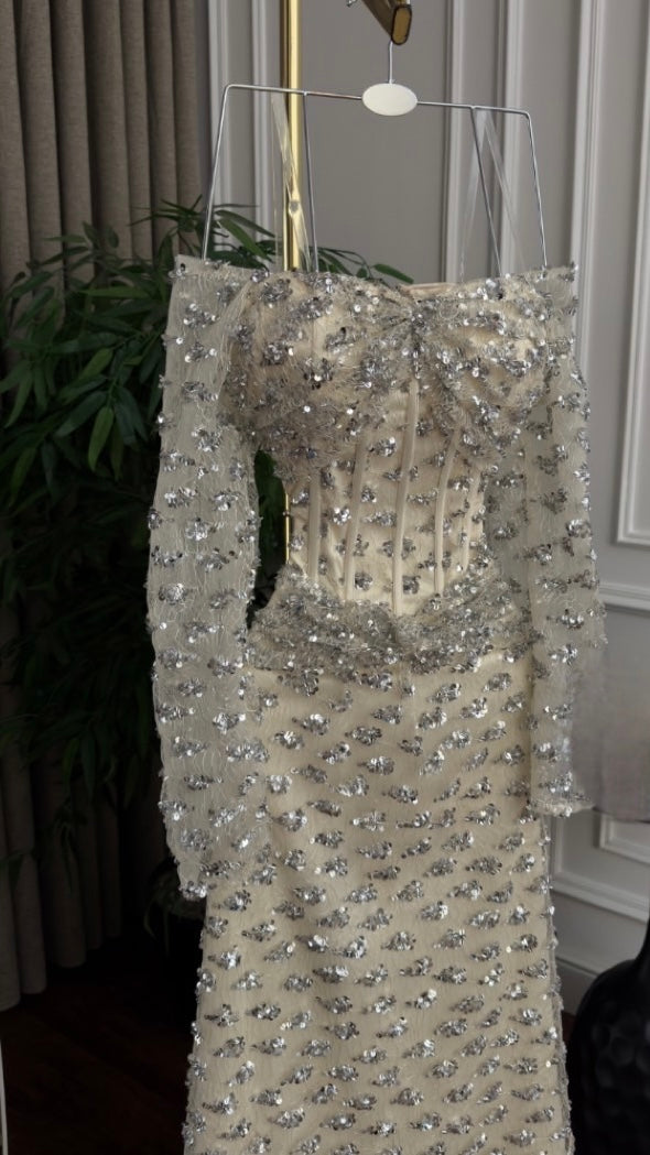 فستان سكري لامع