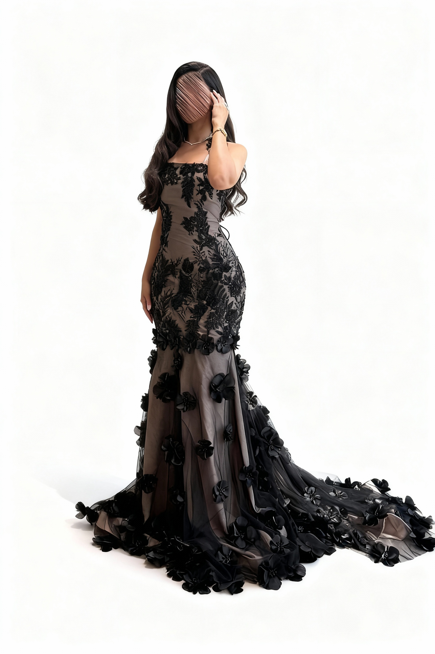 فستان بلاك&وايت