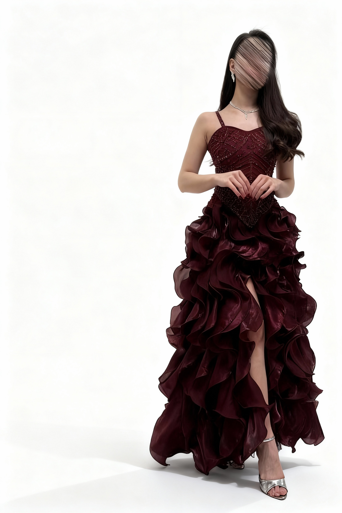 فستان عودي كورسيه