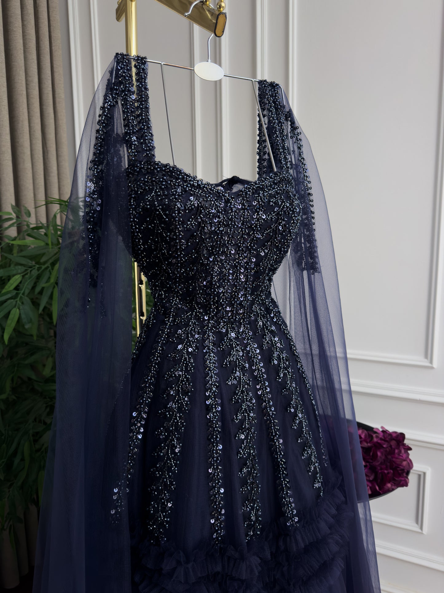 فستان حوامل كحلي