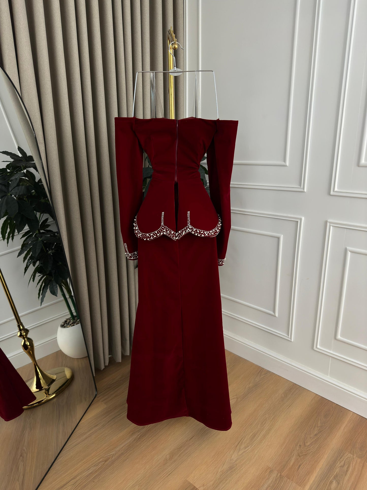 فستان عودي كورسيه