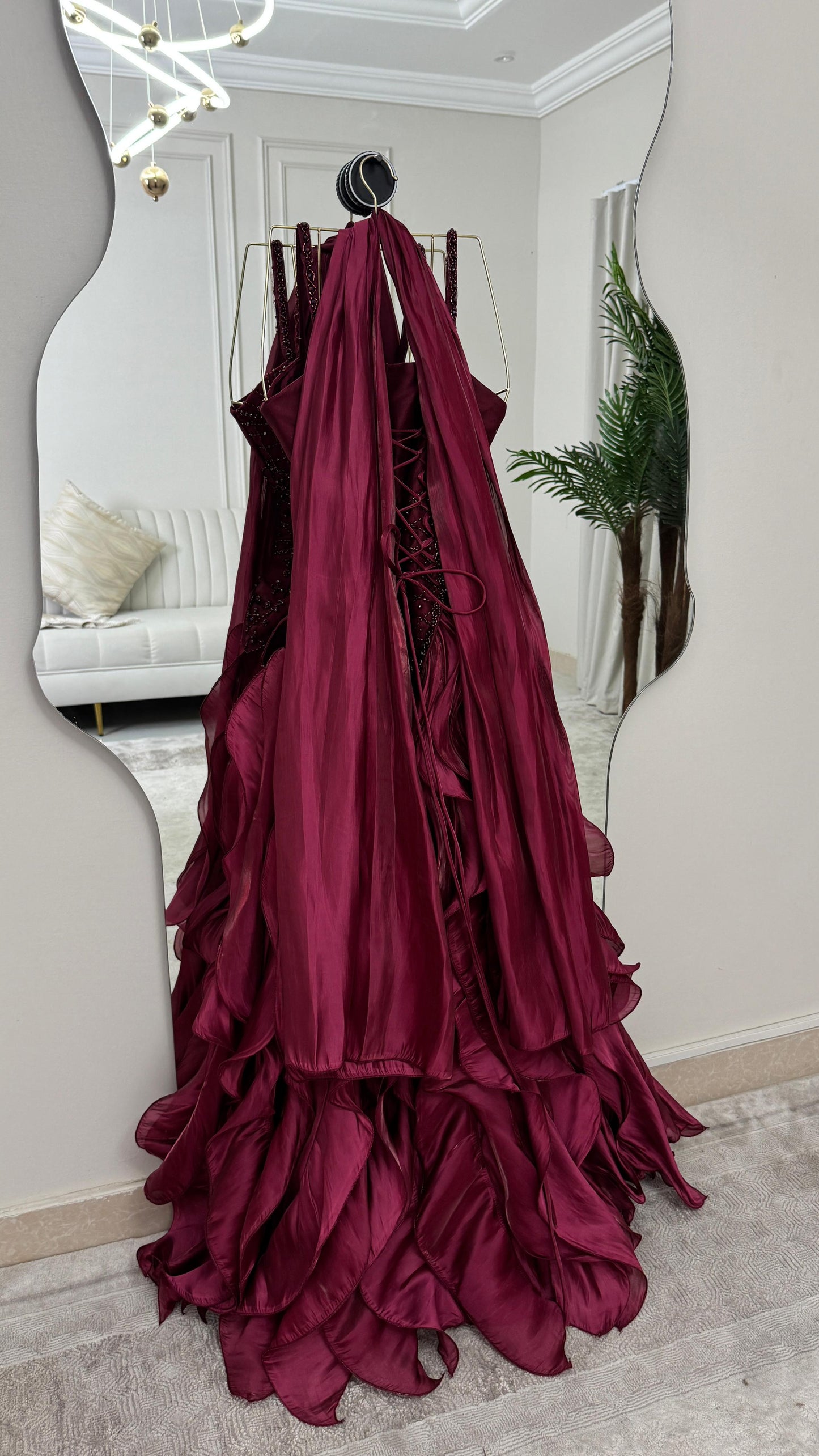 فستان عودي كورسيه