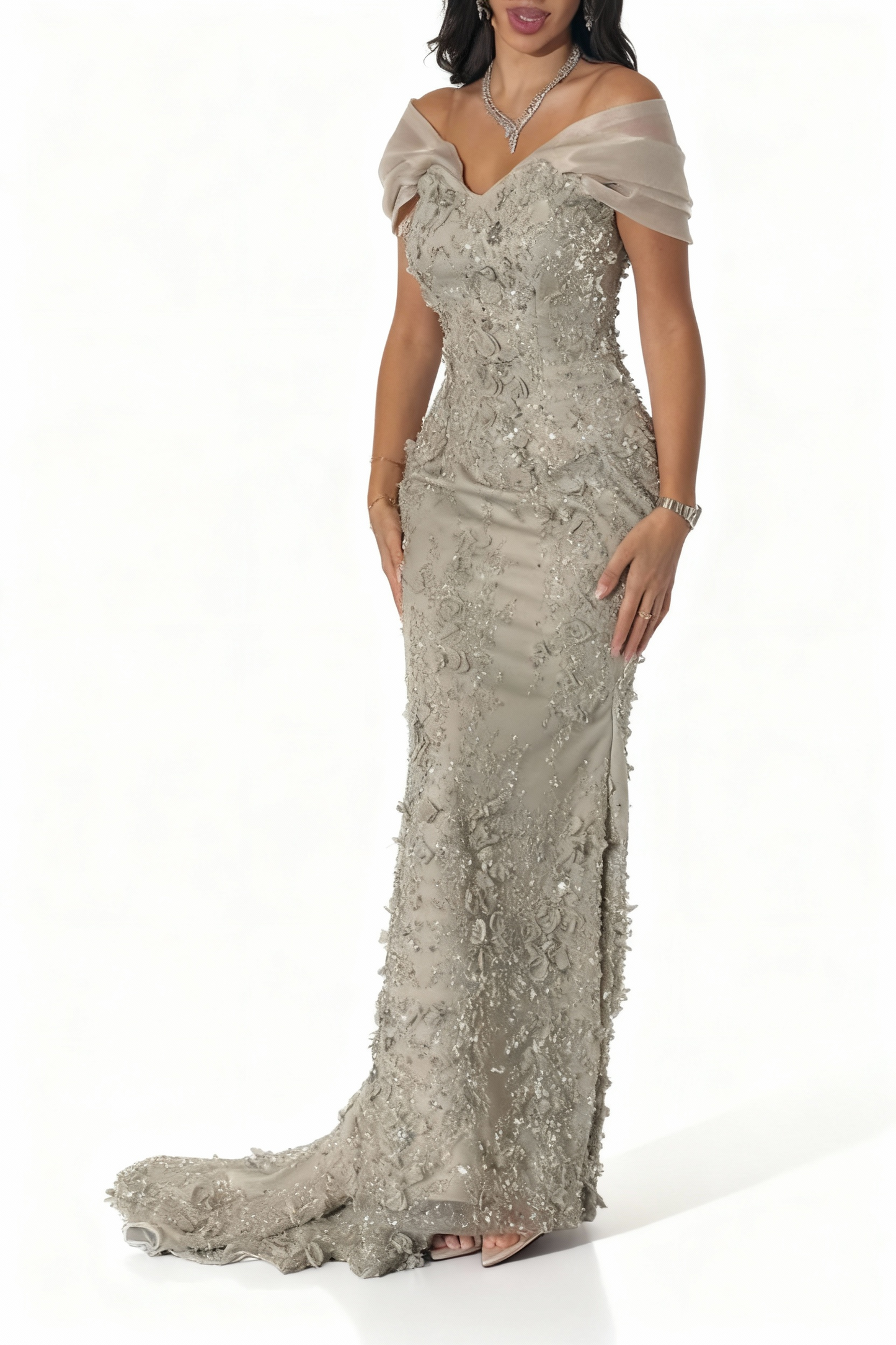 فستان فستقي