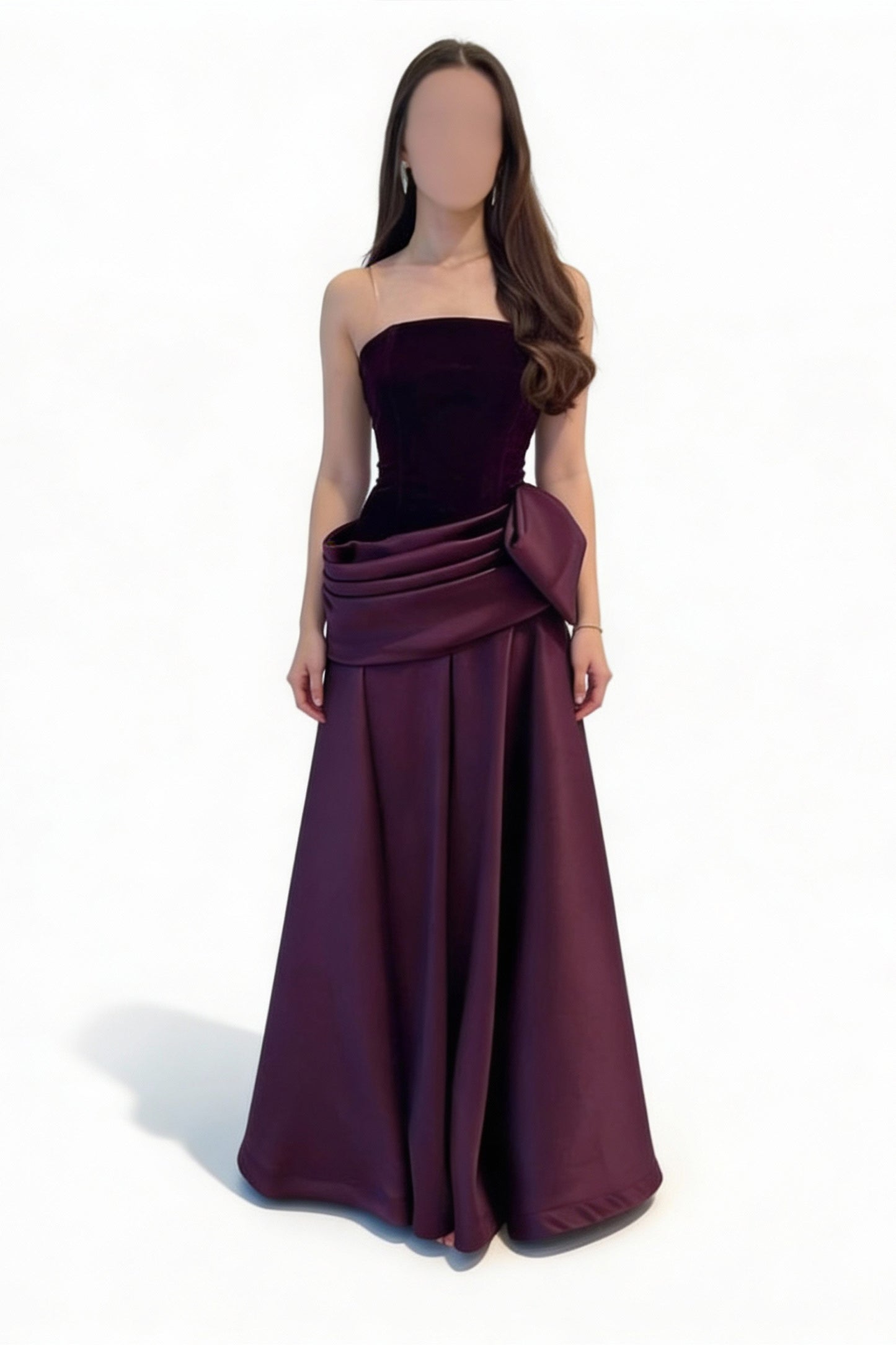 فستان ليلكي