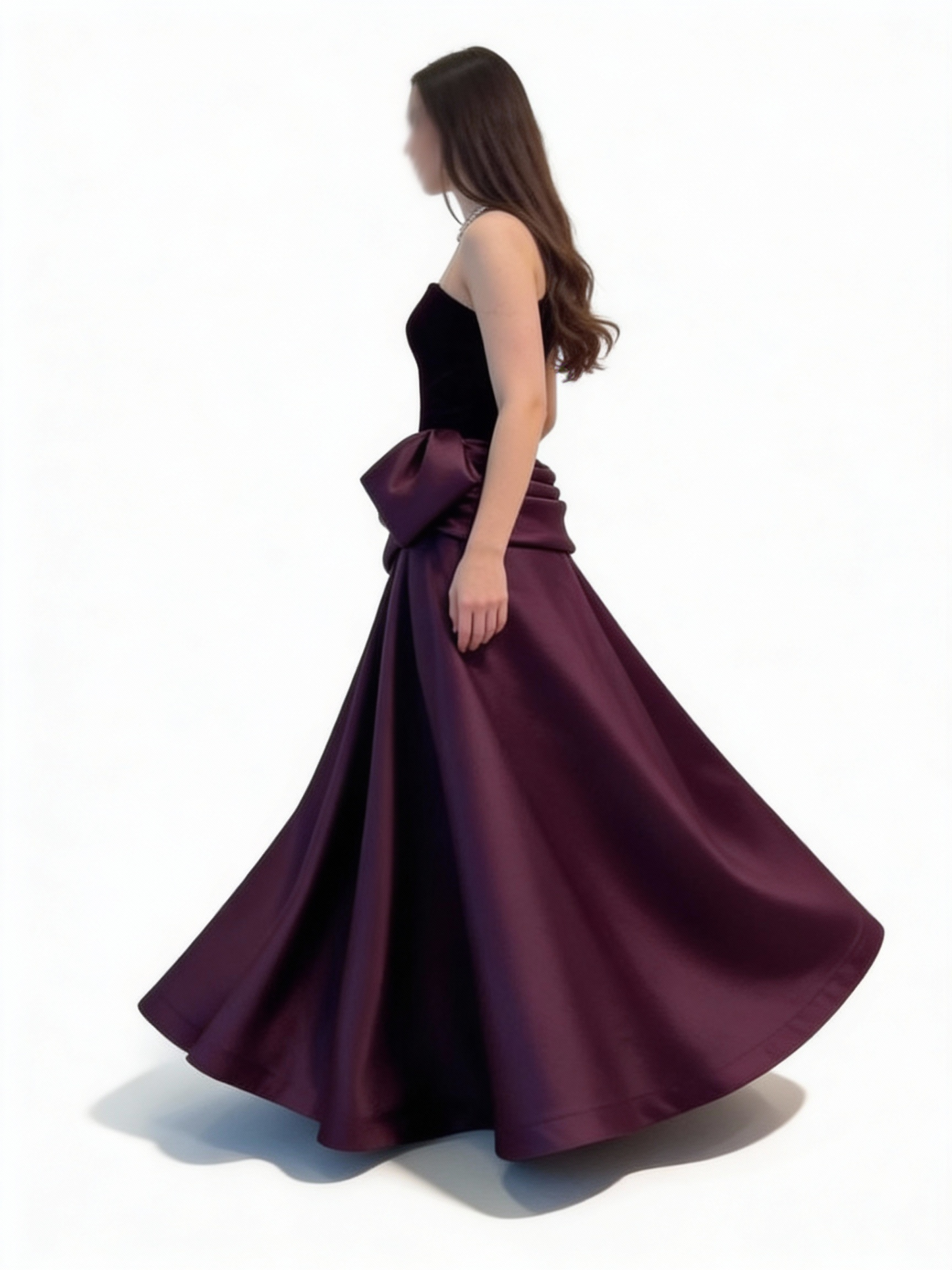 فستان ليلكي