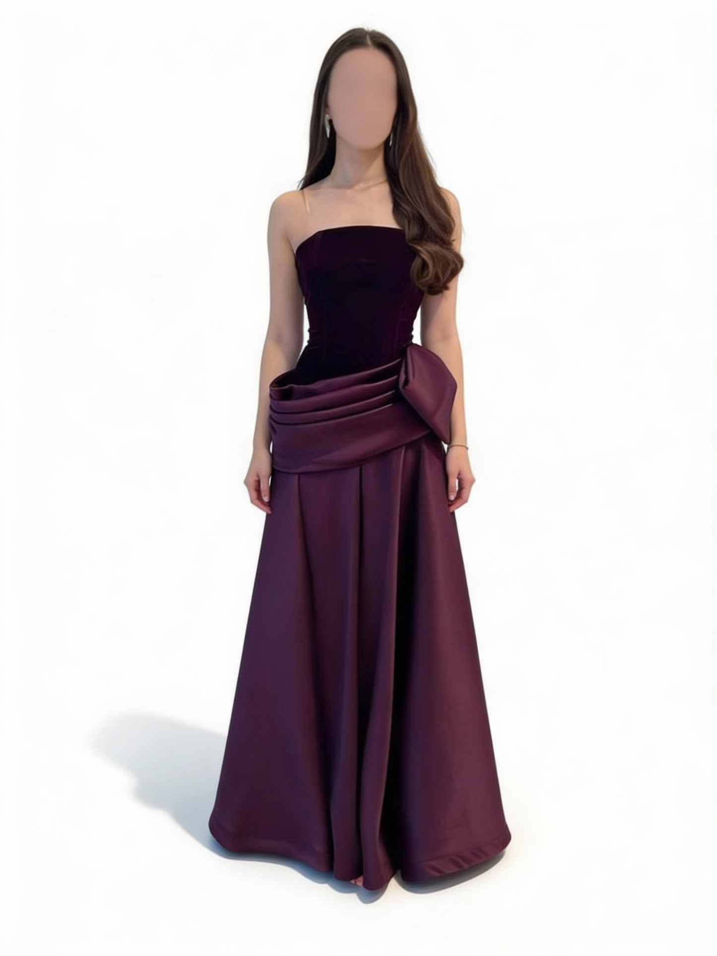 فستان ليلكي