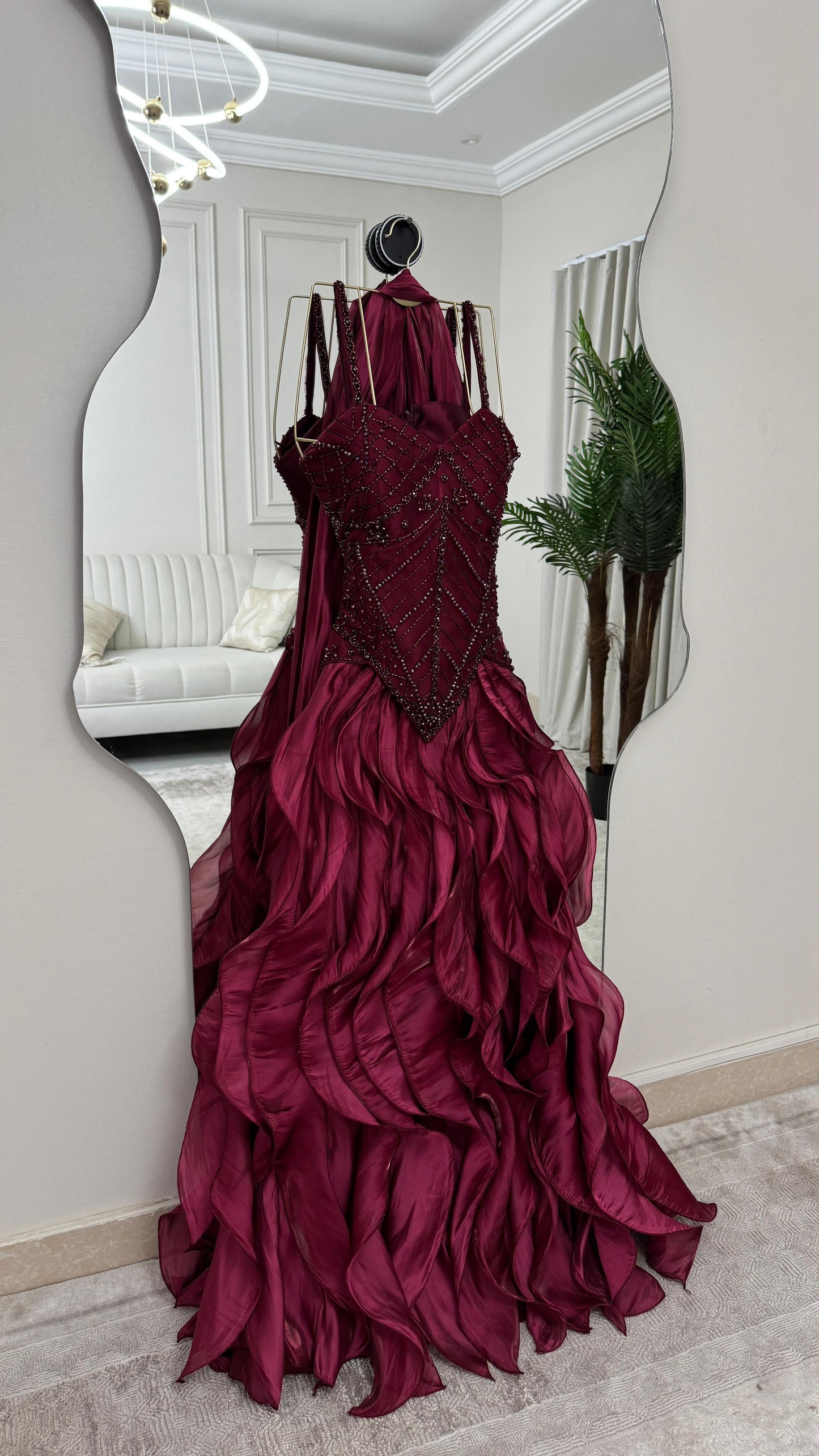 فستان عودي كورسيه