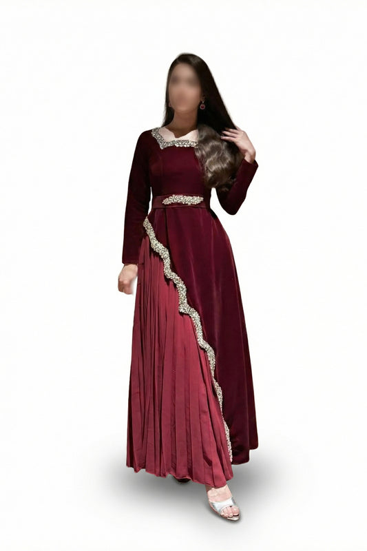 فستان مخملي