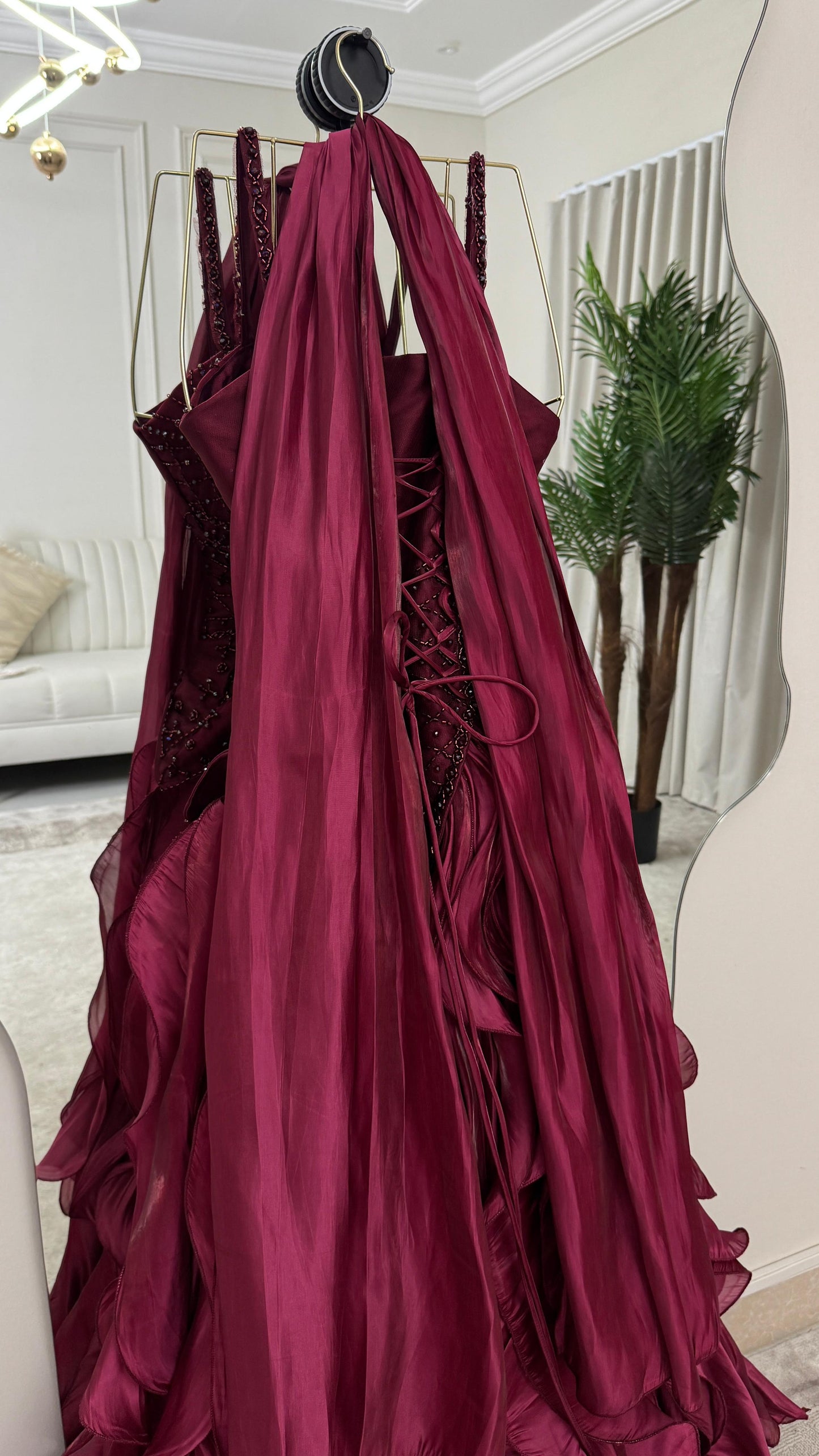 فستان عودي كورسيه