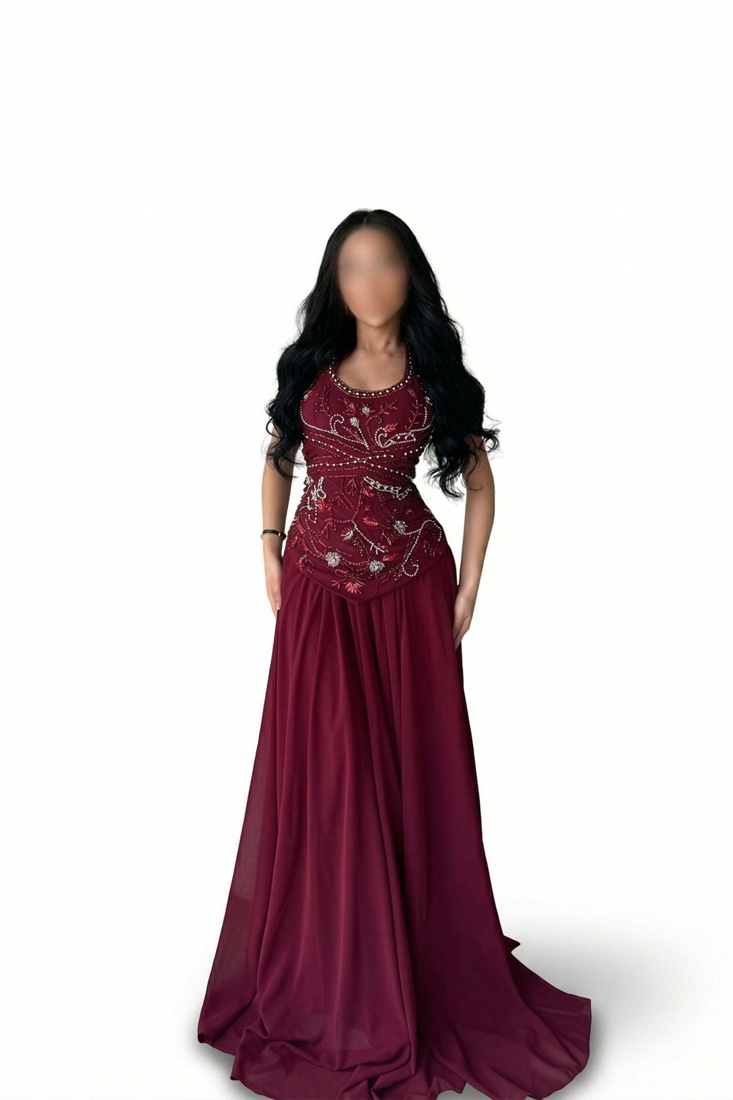 فستان سهرة كرستال