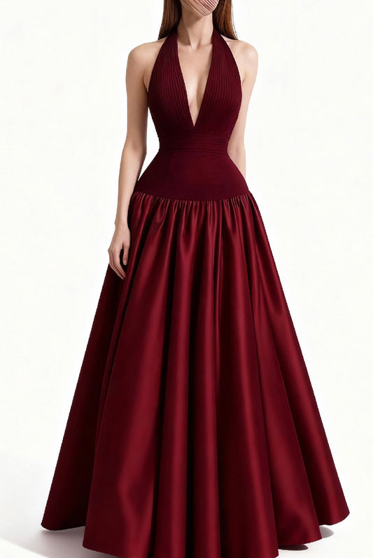 فستان خمري ساحر