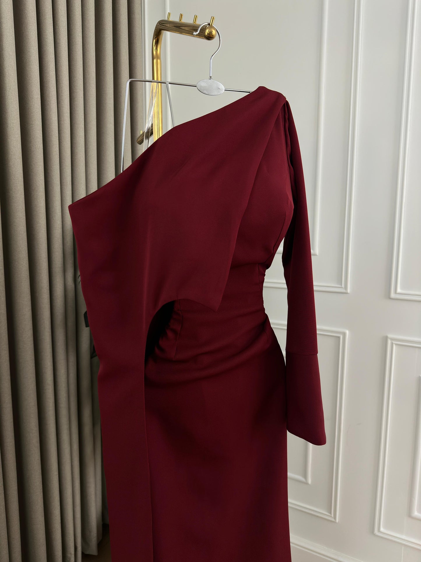 فستان عودي ساده