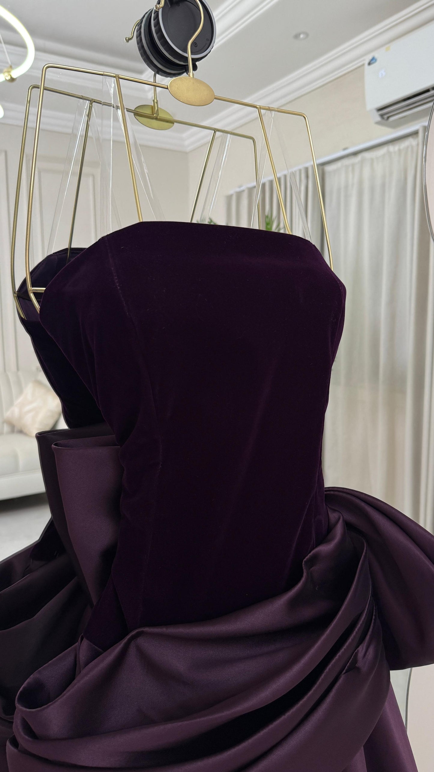 فستان ليلكي