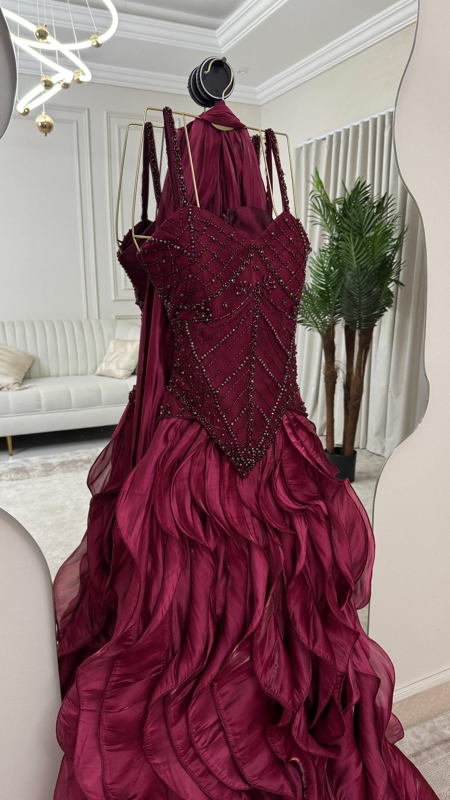 فستان عودي كورسيه