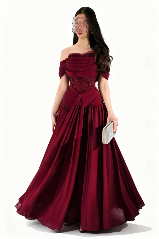 فستان سهرة لينآ