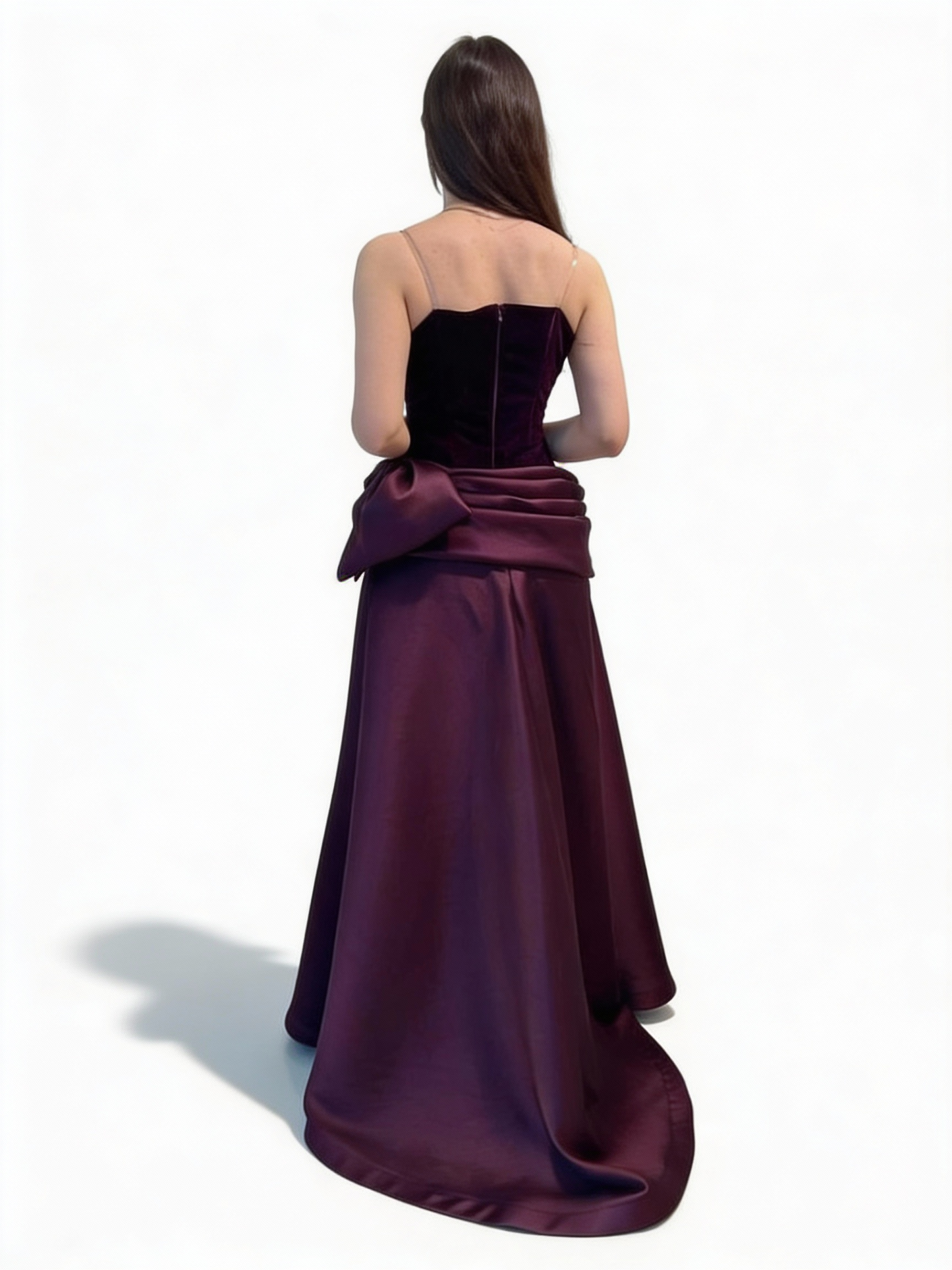 فستان ليلكي