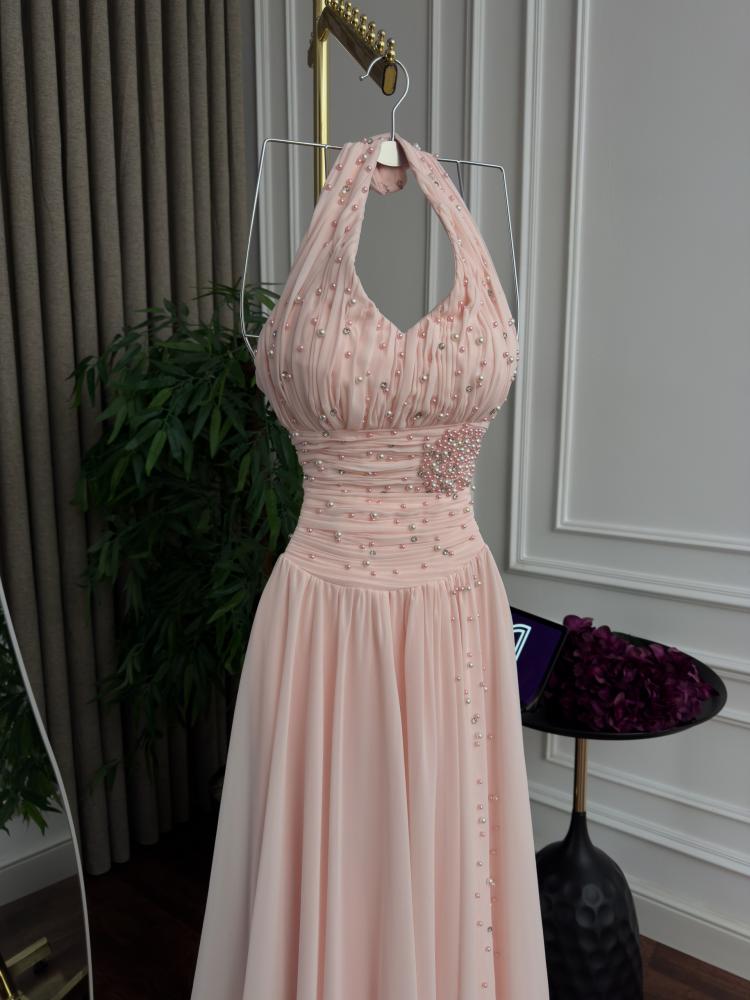 فستان لولو زهري