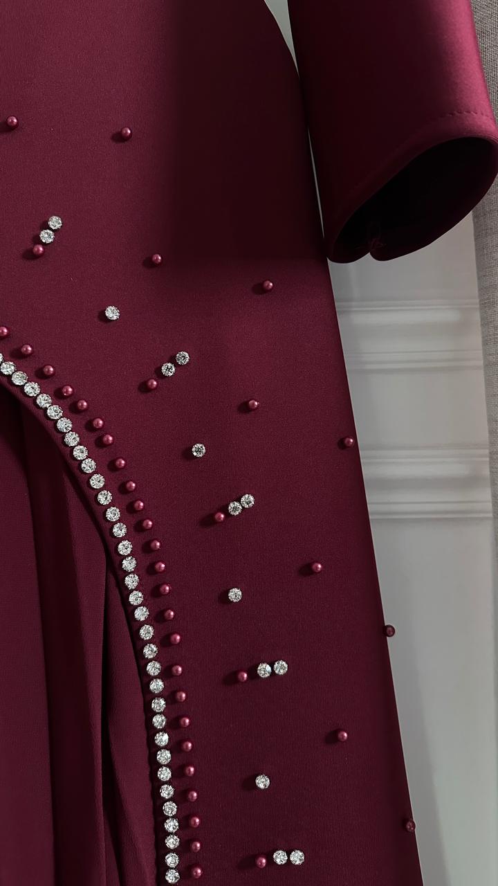 فستان خمري ساحر