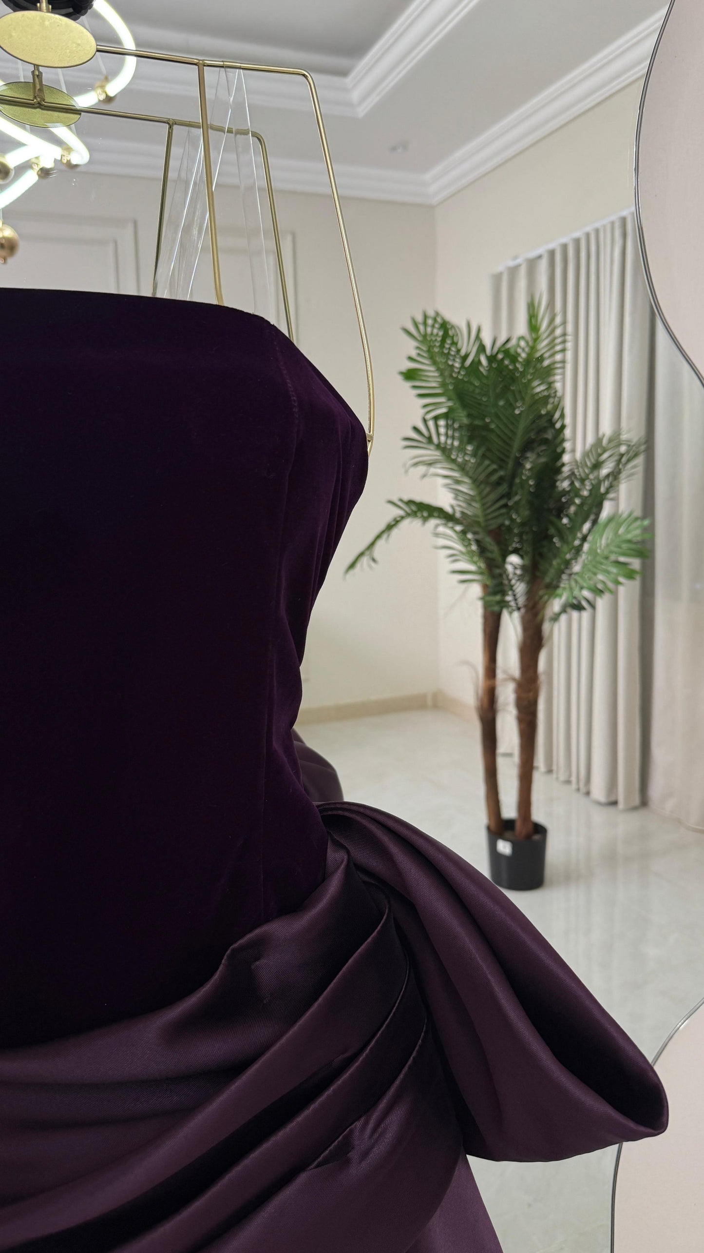 فستان ليلكي