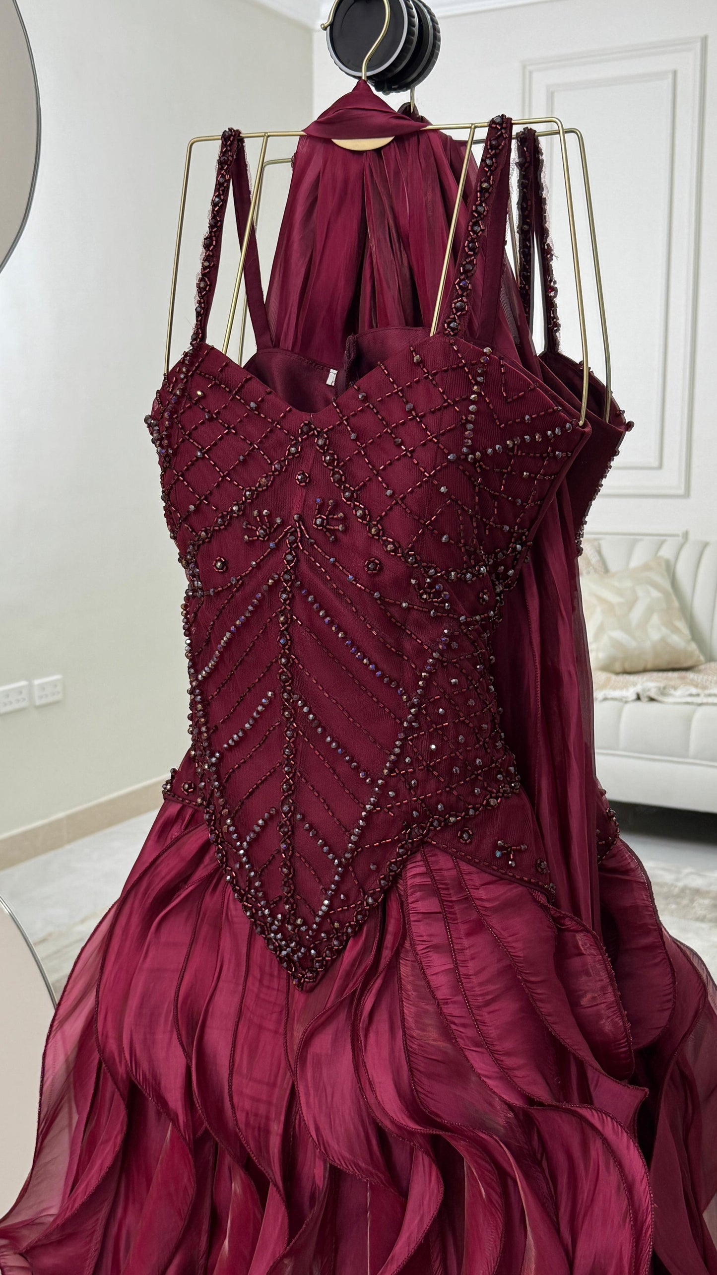 فستان عودي كورسيه