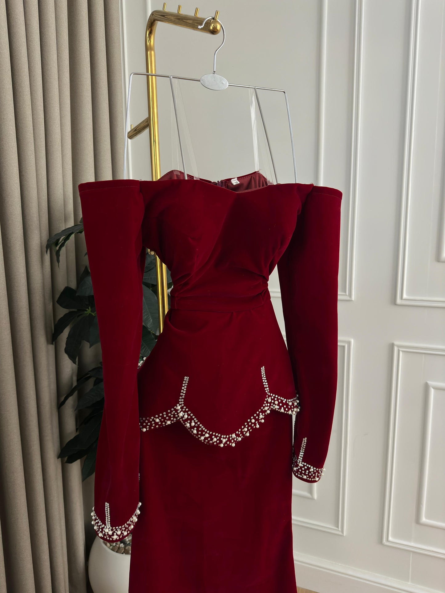 فستان عودي كورسيه