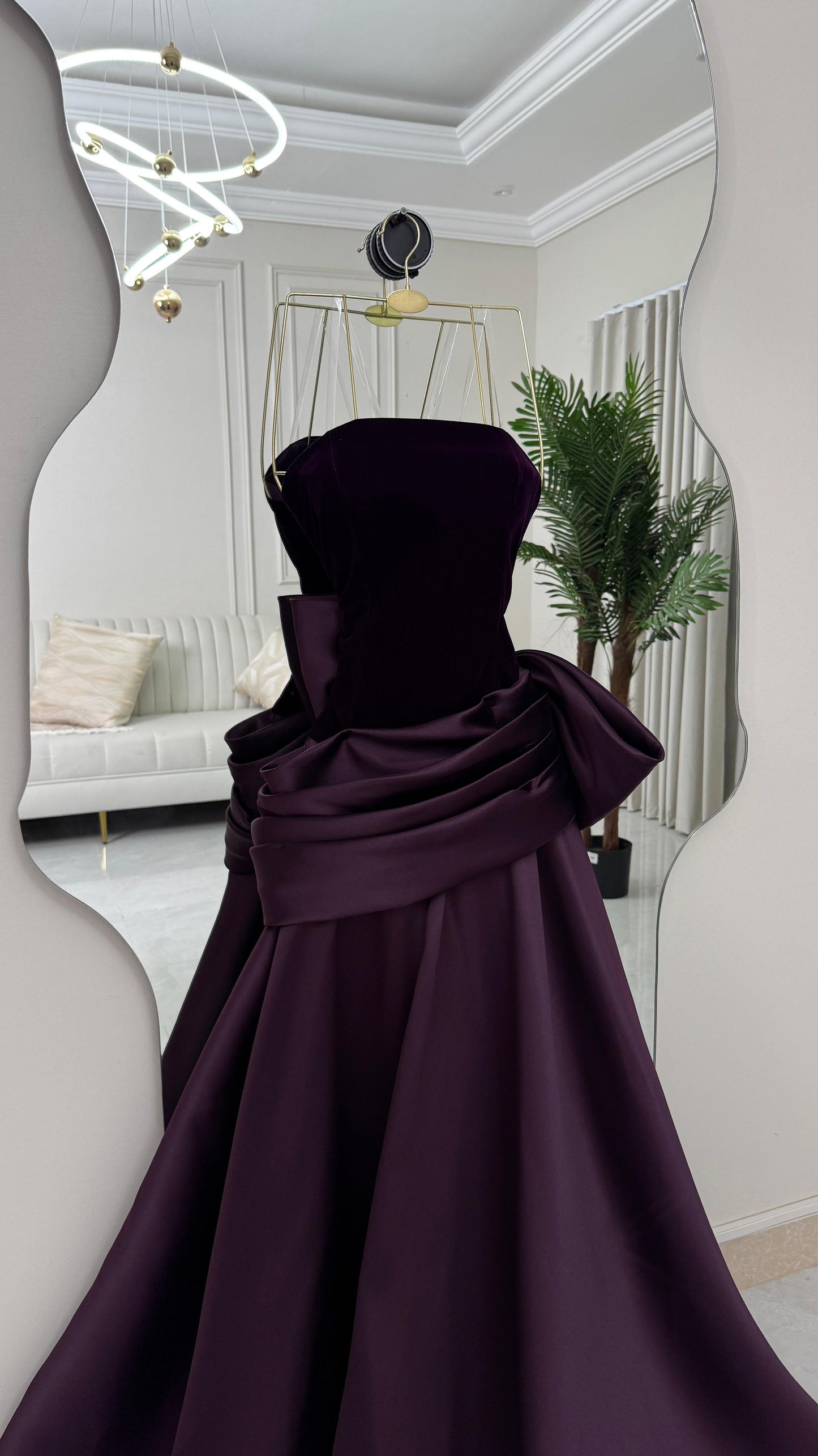 فستان ليلكي