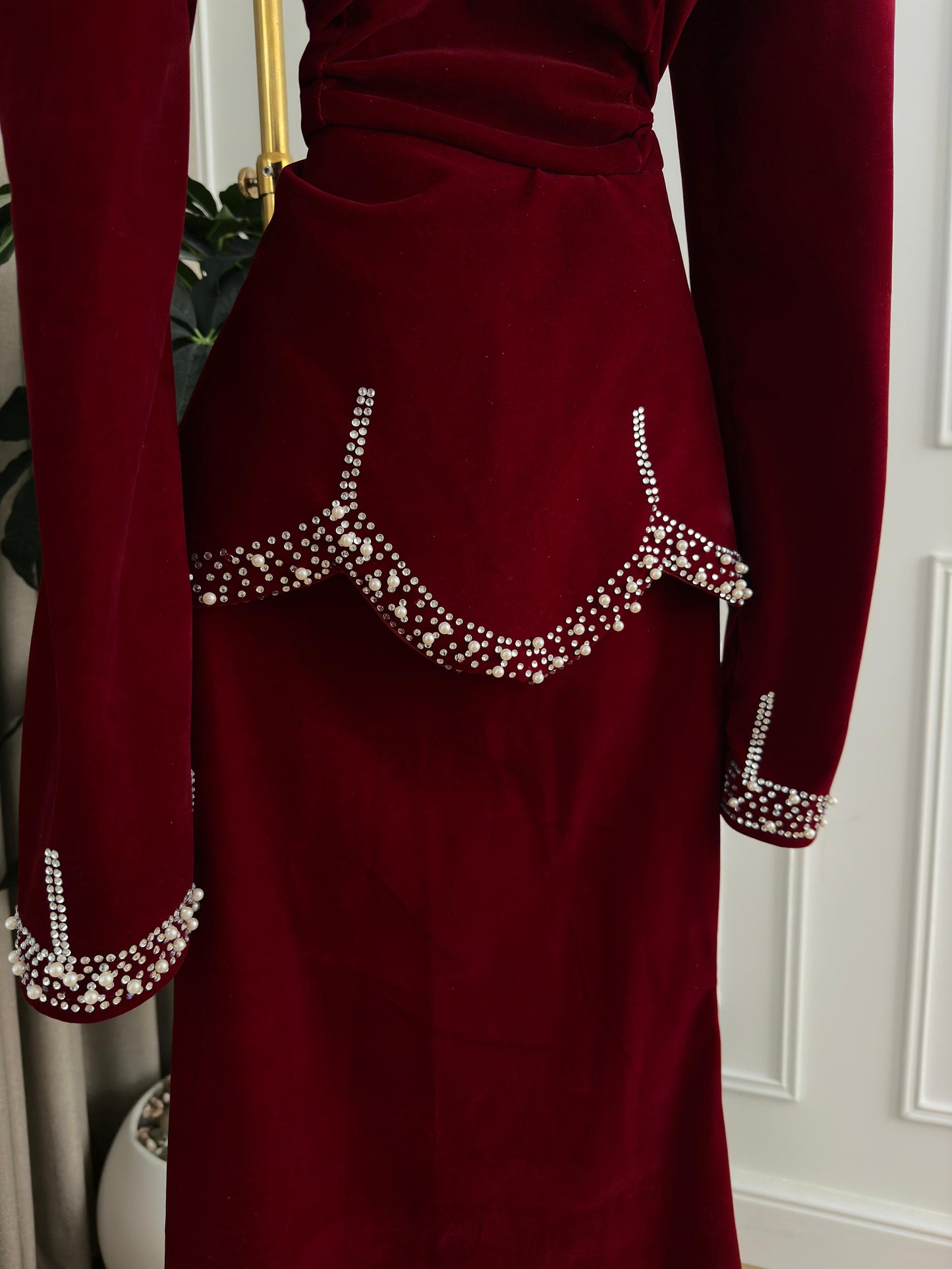 فستان عودي كورسيه