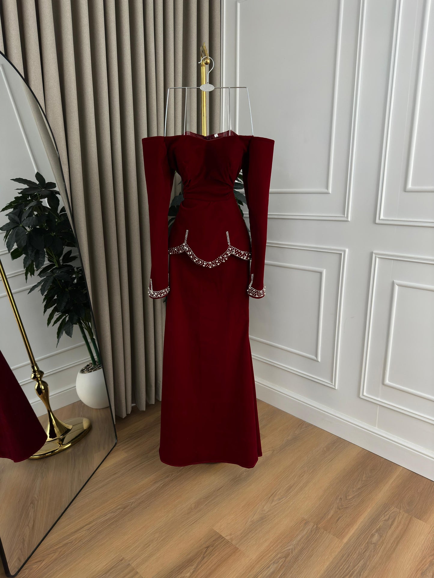 فستان عودي كورسيه