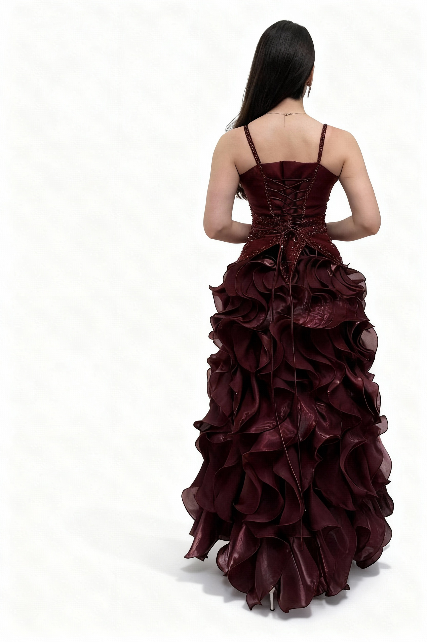 فستان عودي كورسيه