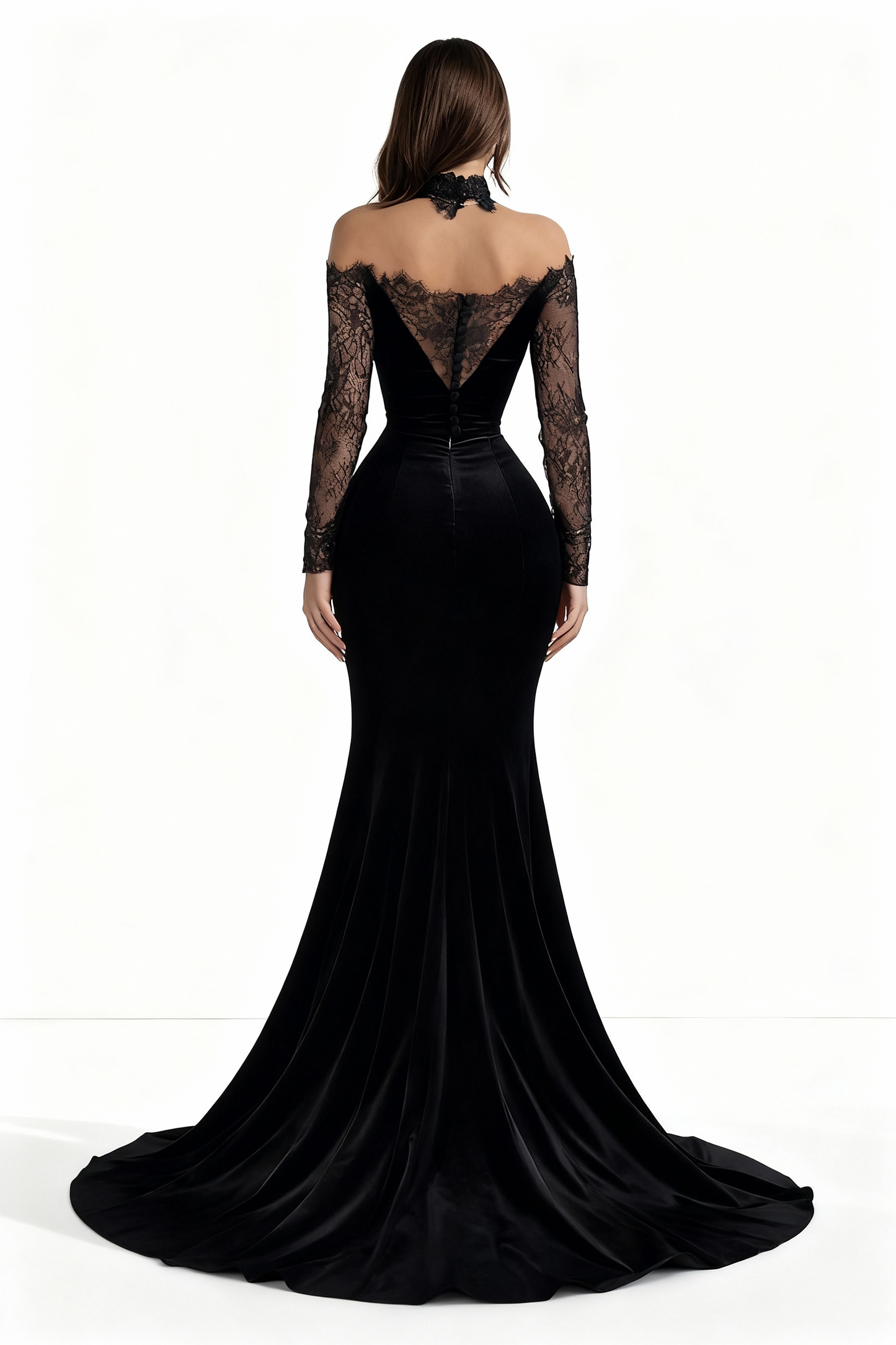 فستان بلمسات الدانتيلا