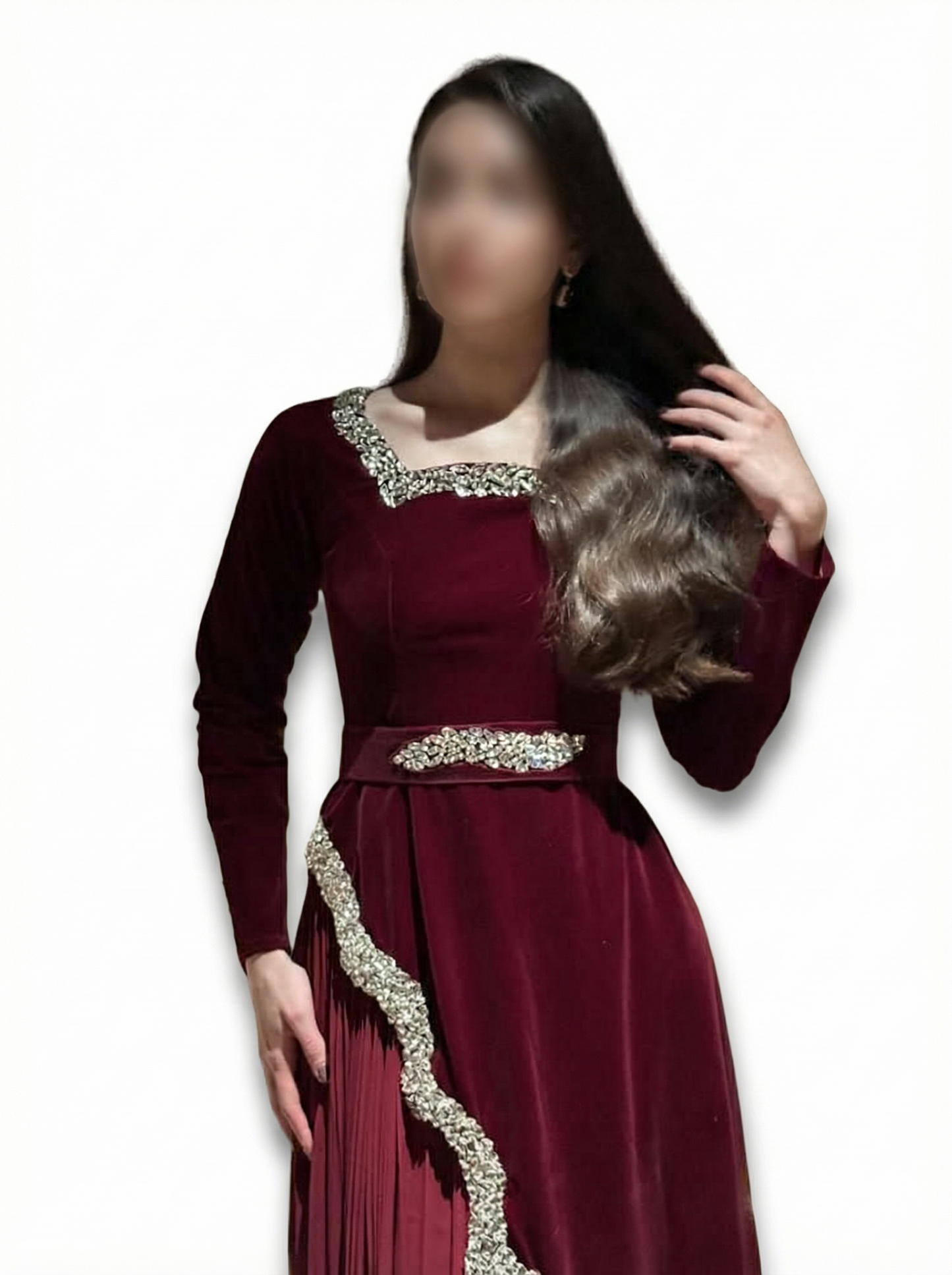 فستان مخملي