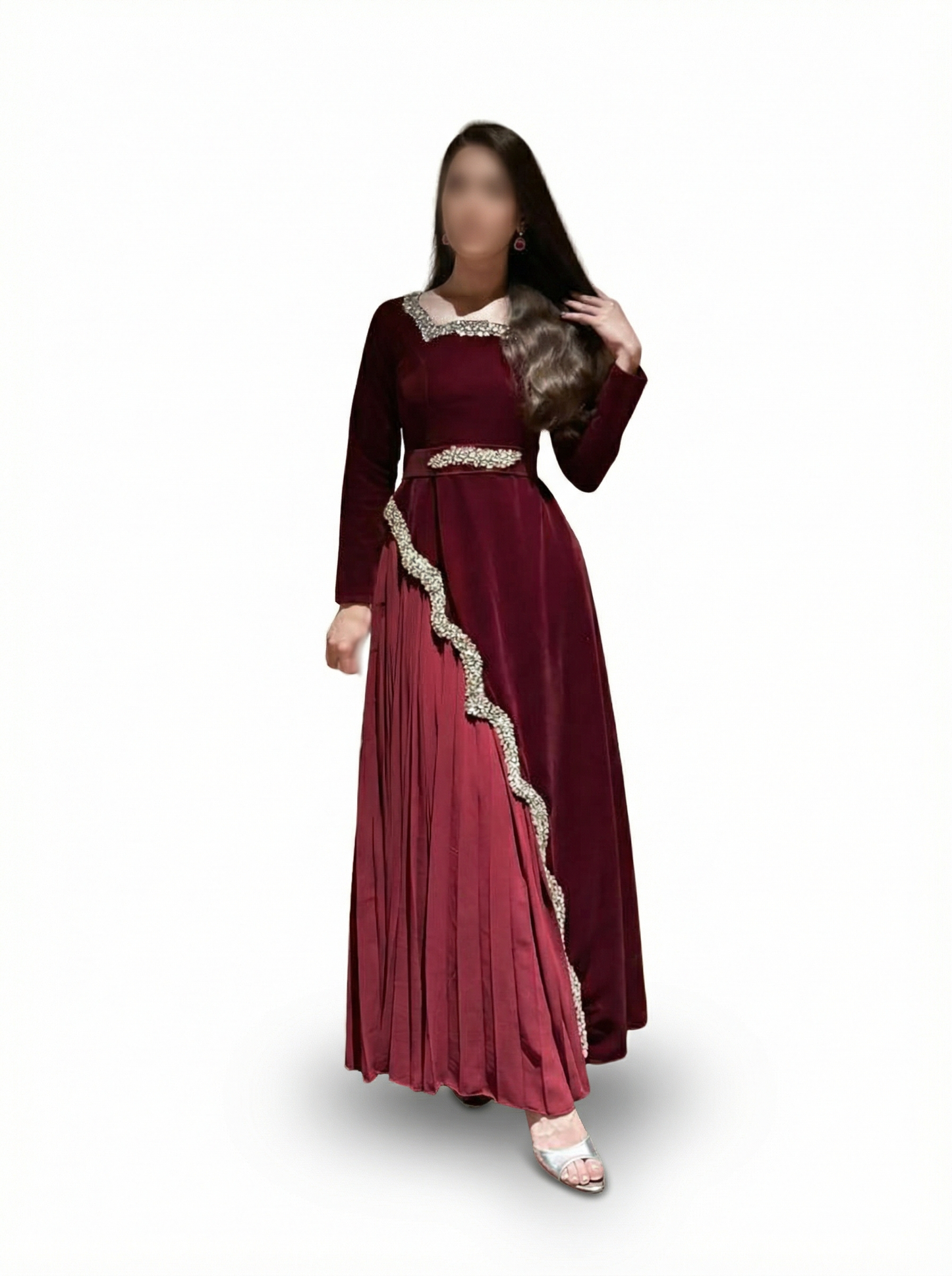 فستان مخملي