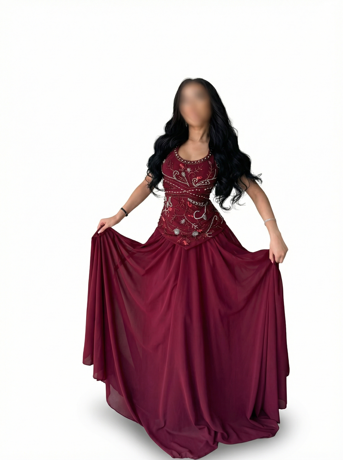 فستان سهرة كرستال