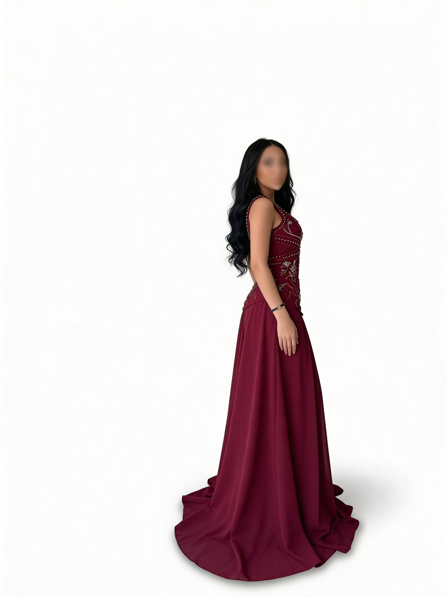 فستان سهرة كرستال