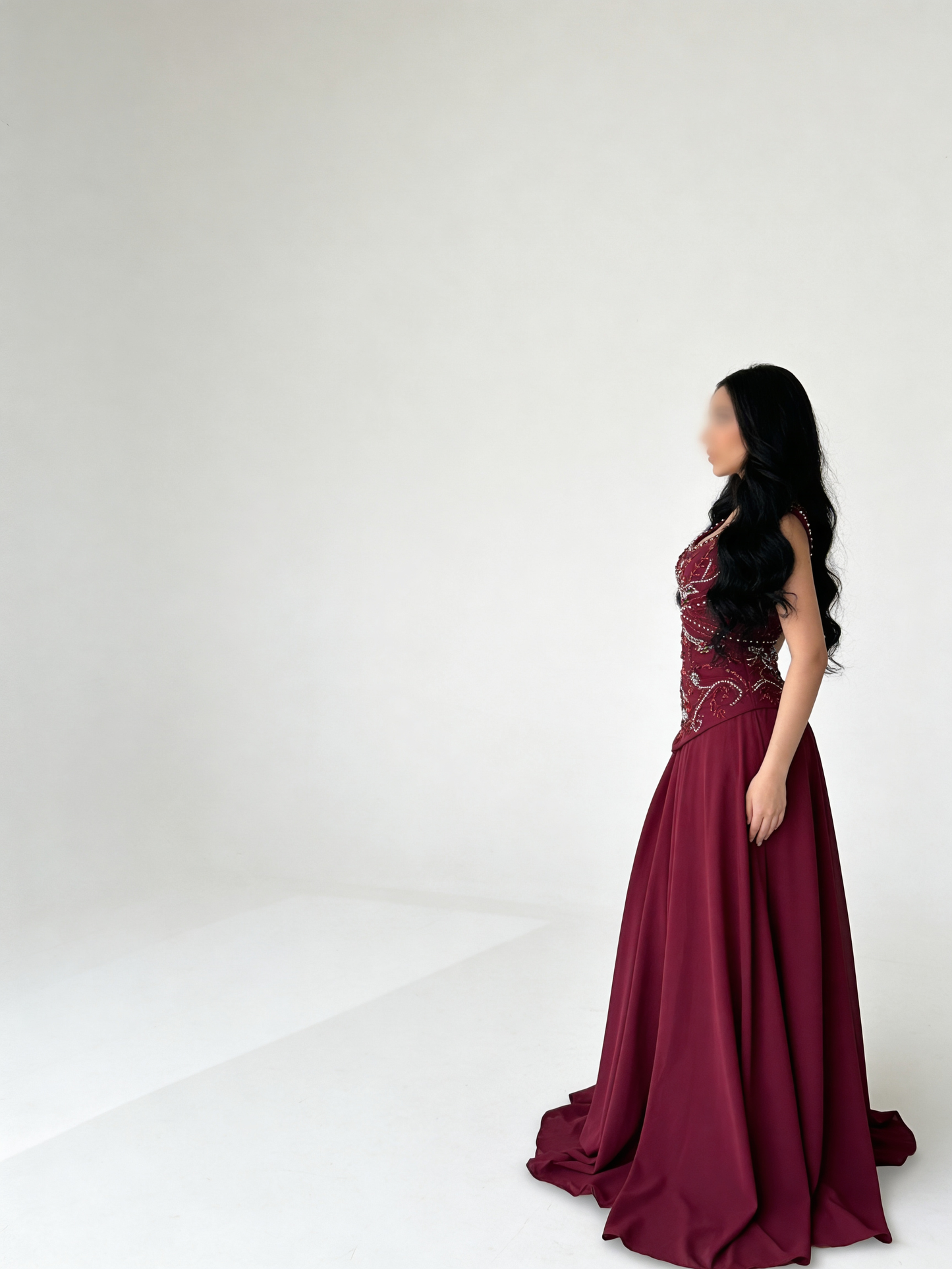 فستان سهرة كرستال