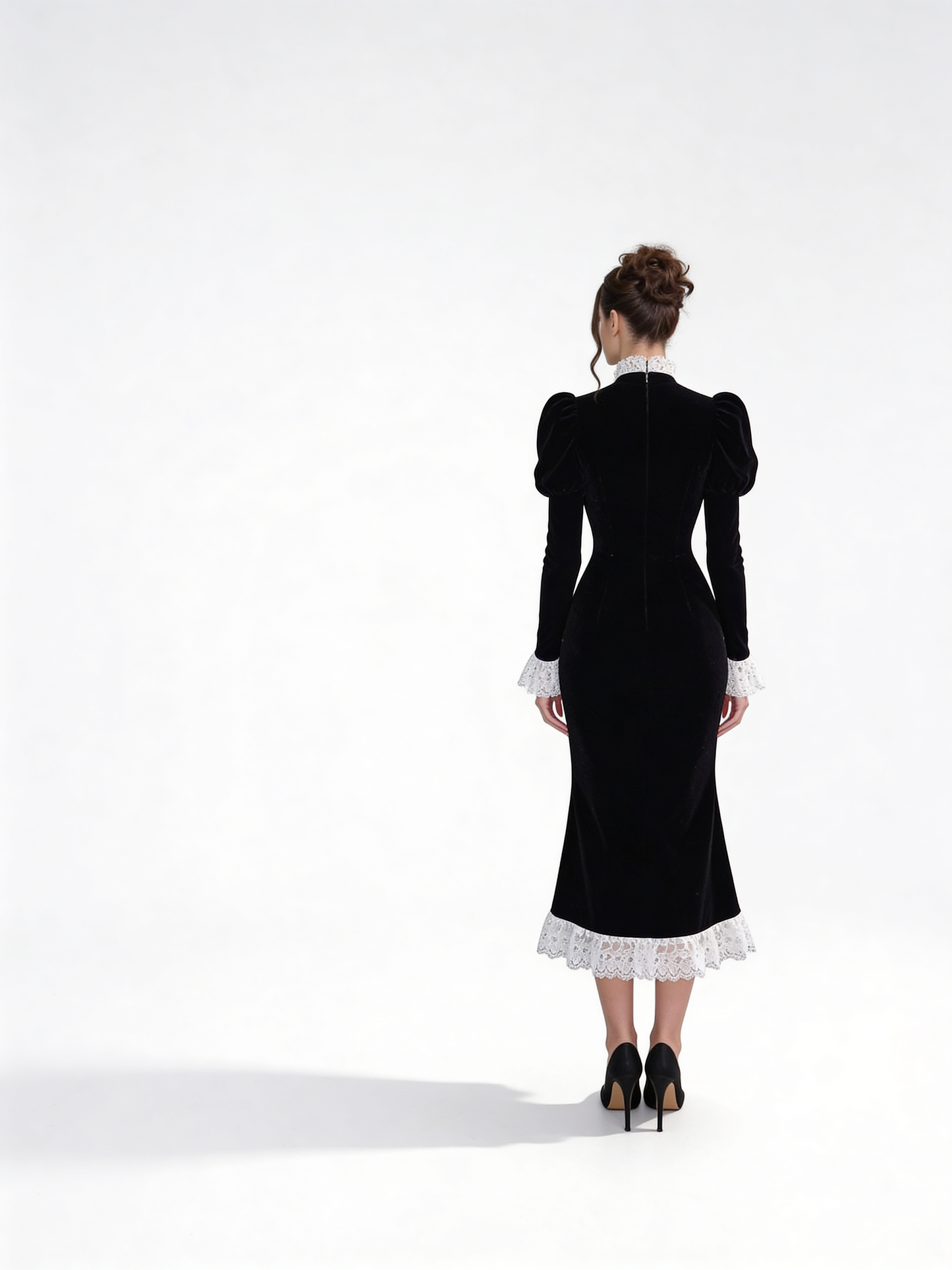 فستان بياقه عصريه